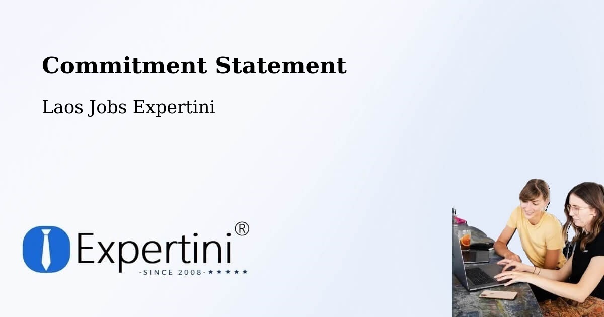 Corporate Commitment – Anouvong District - Laos Jobs Expertini